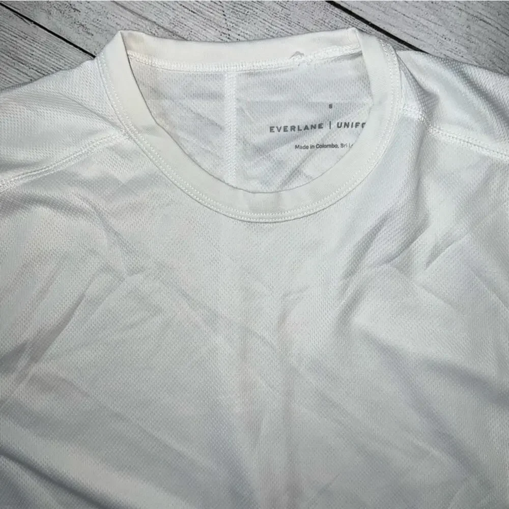 Everlane / Uniform NEW Men's Sports Tee T-shirt  White Size Small Performance - Picture 6 of 7